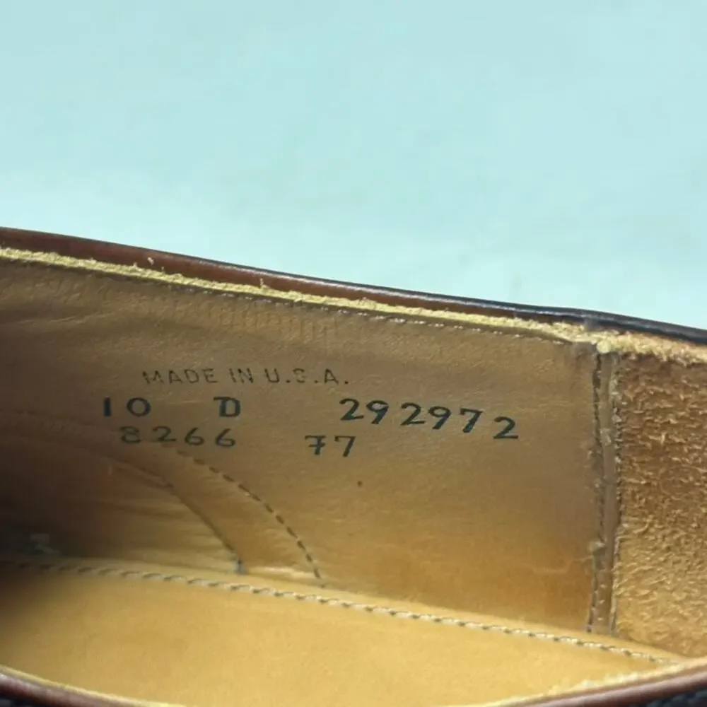 VGUC Rancourt & Co. x Cole Haan Brown Wingtip Oxford Made in Maine USA 10 D